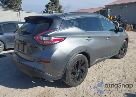 2018 Nissan Murano Sl из США, поврежденный, VIN 5N1AZ2MH1JN130407